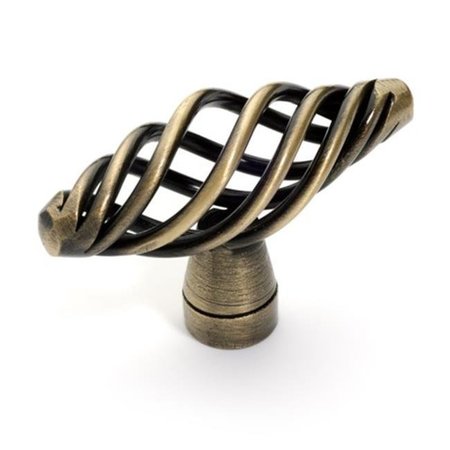 DYNASTY HARDWARE Dynasty Hardware K-81426-AB Super Saver Birdcage Cabinet Knob; Antique Brass K-81426-AB